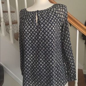 Tory Burch long sleeve blouse size 4